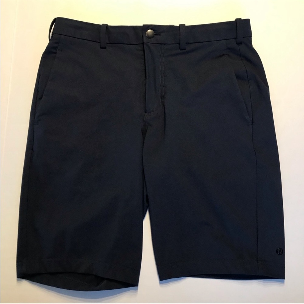 Mens lululemon Commission Classic-Fit Short 10” Warpstreme navy size 32